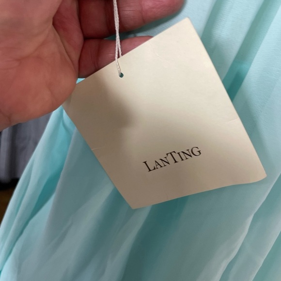 😍Blue Pleated Maxi Skirt for Cocktail Events - Picture 2 of 7